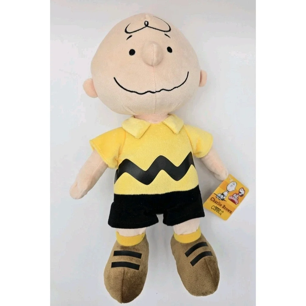 Kohls Cares Charlie Brown Plush 12" Stuffed Doll Toy Peanuts Gang With tags - Picture 2 of 6